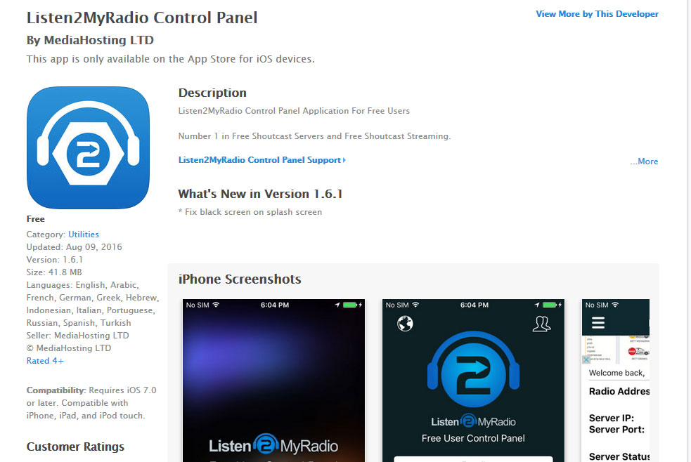 RadioApp4iOS