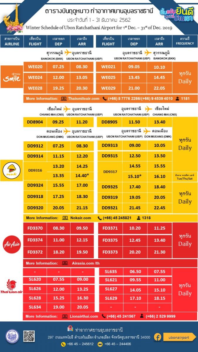 airline ubon dec2019