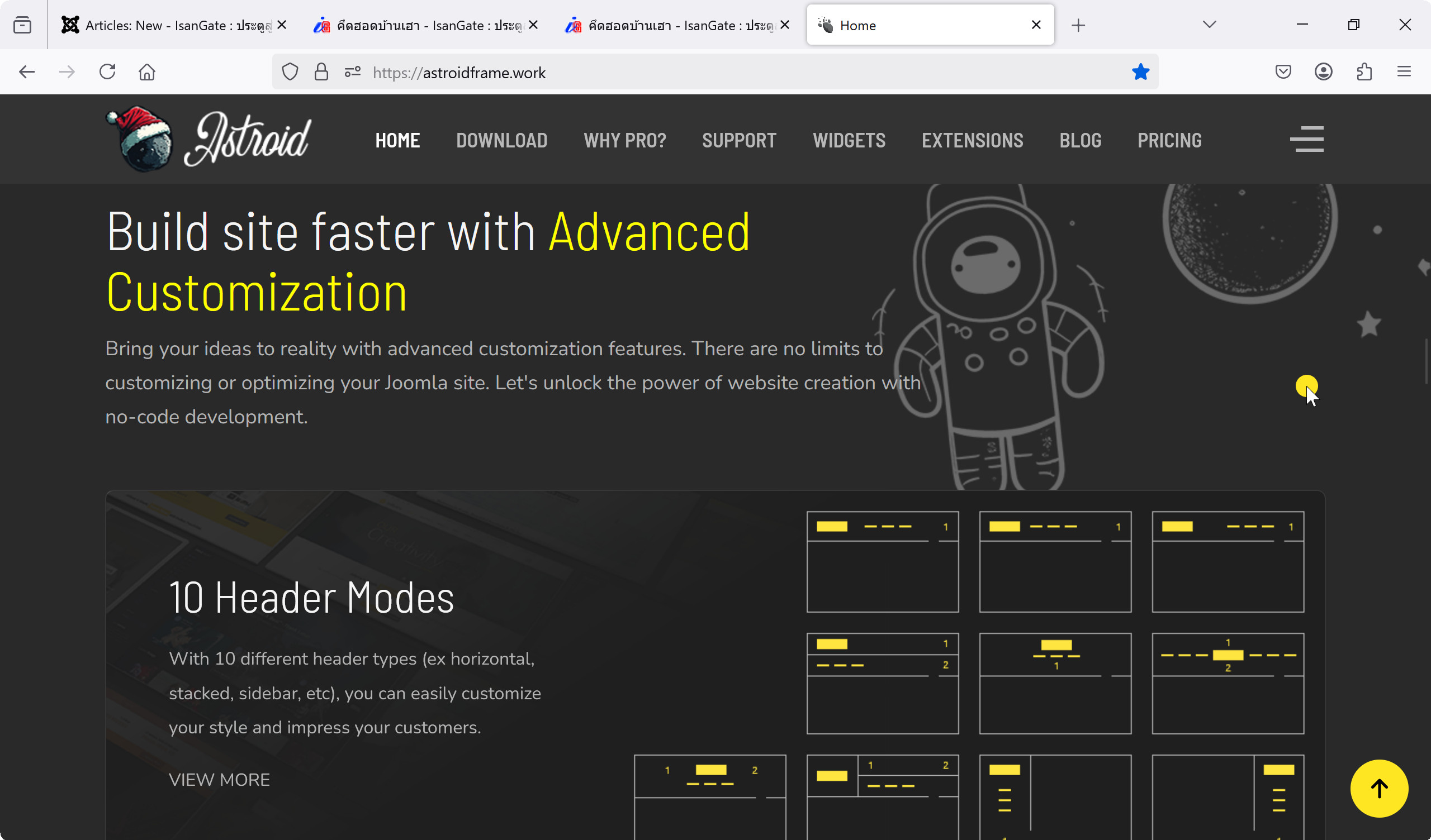 Astroid framework