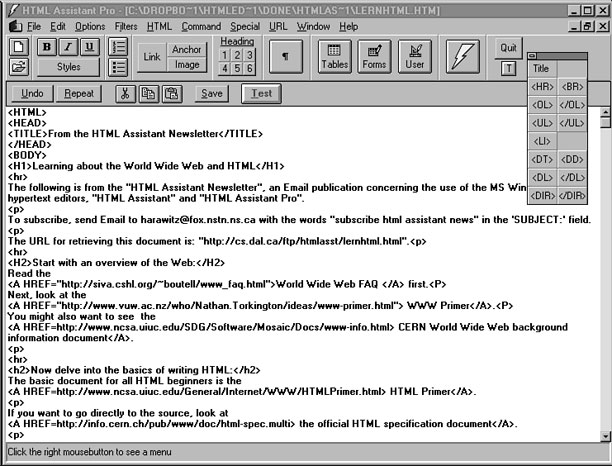 html asst